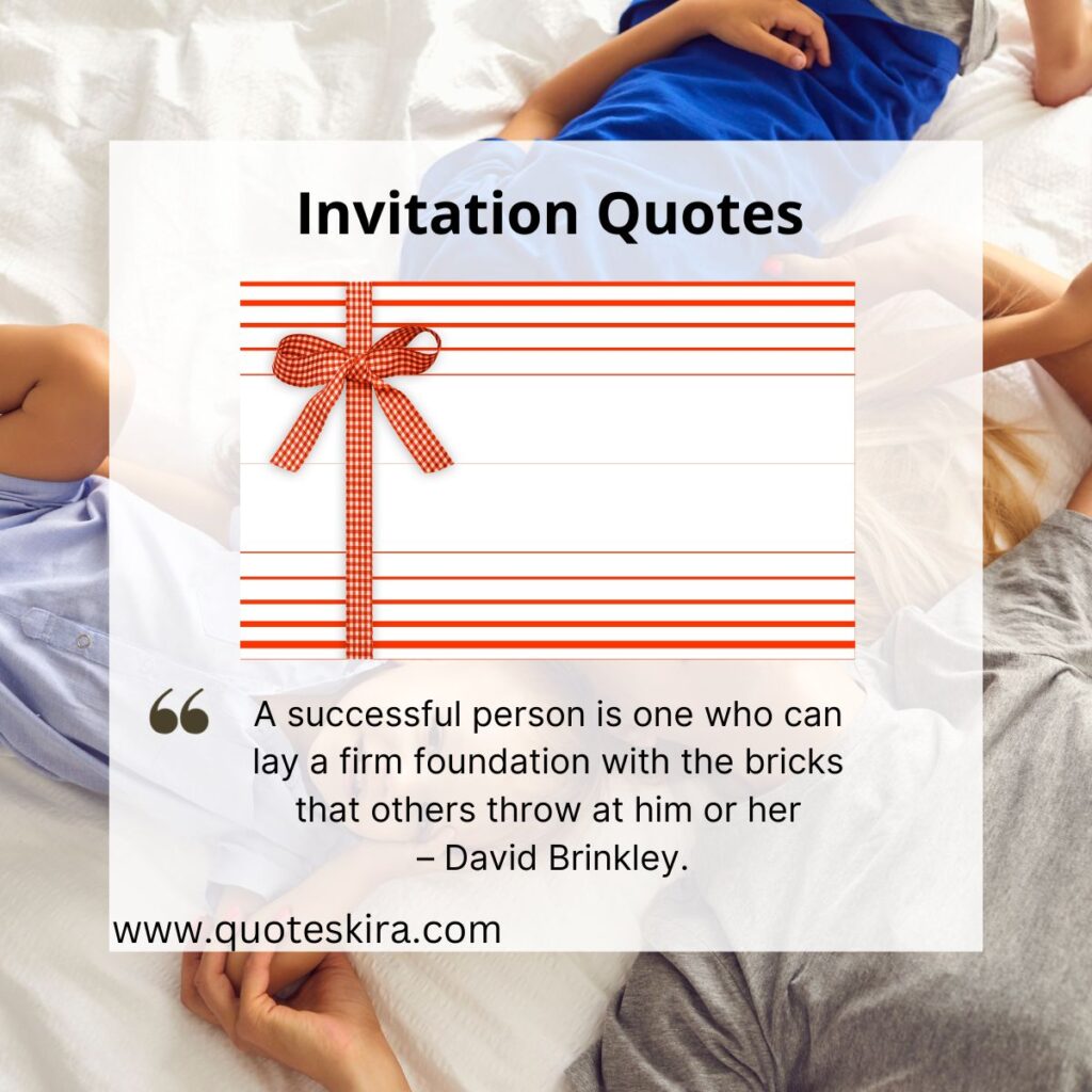 Invitation Quotes