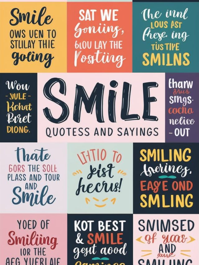 10 Best Smile Quotes, Sayings about Smiling